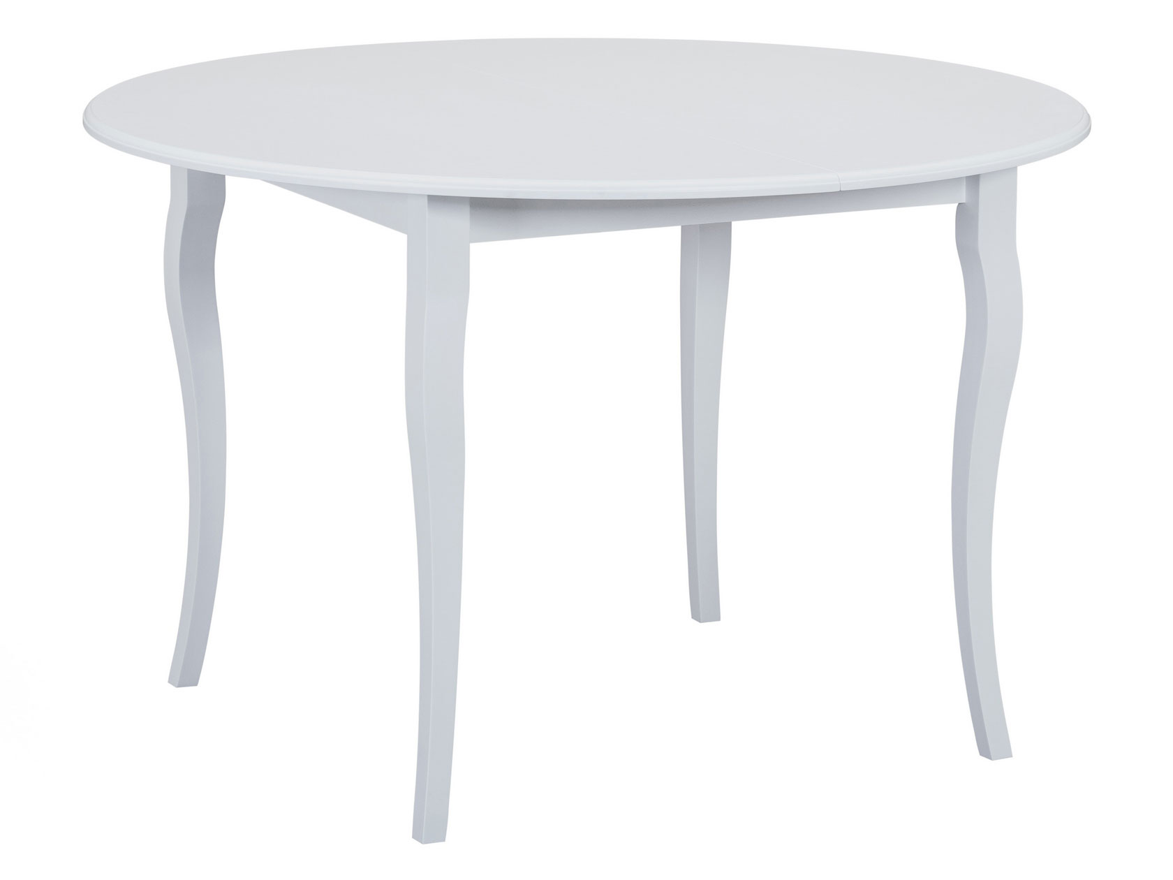 стол леонардо белый круглый раздвижной
